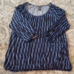 Navy/lighter blue soft top